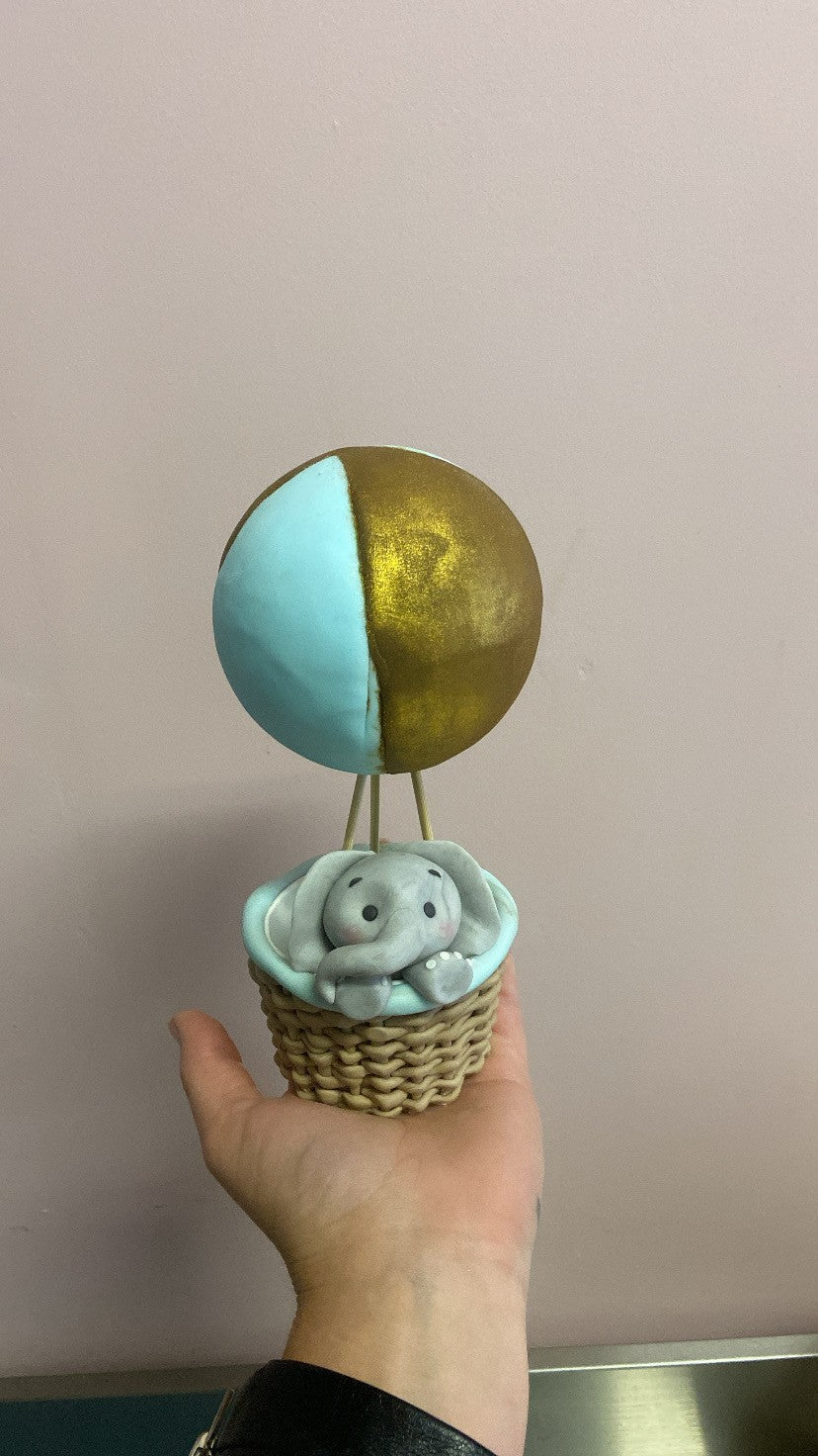 Luchtballon met olifant