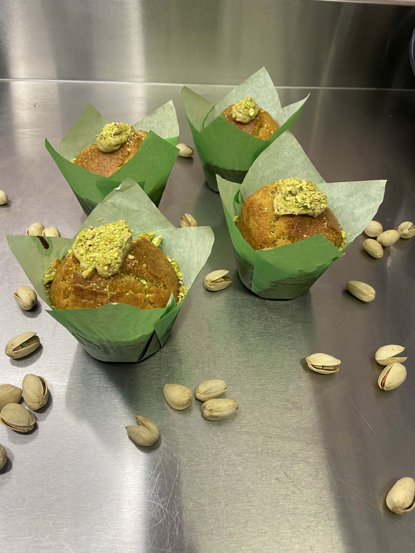 Pistachemuffins